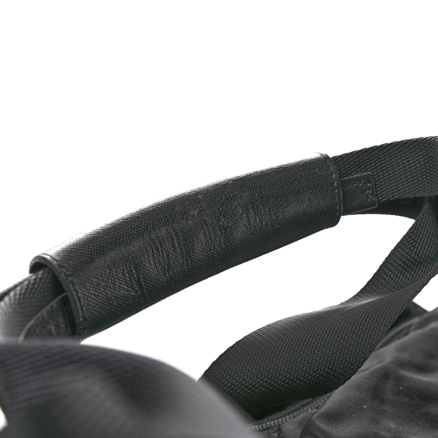 Re-Nylon Saffiano Duffle Bag Black