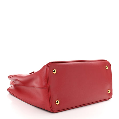 Prada Saffiano Medium Galleria Double Zip Tote Fuoco 4 of 12