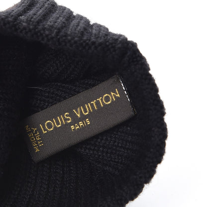 Louis Vuitton Wool Petit Damier Gloves Black 5 of 6