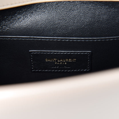 Saint Laurent Smooth Calfskin Monogram Medium Sulpice Shoulder Bag Nude 7 of 12