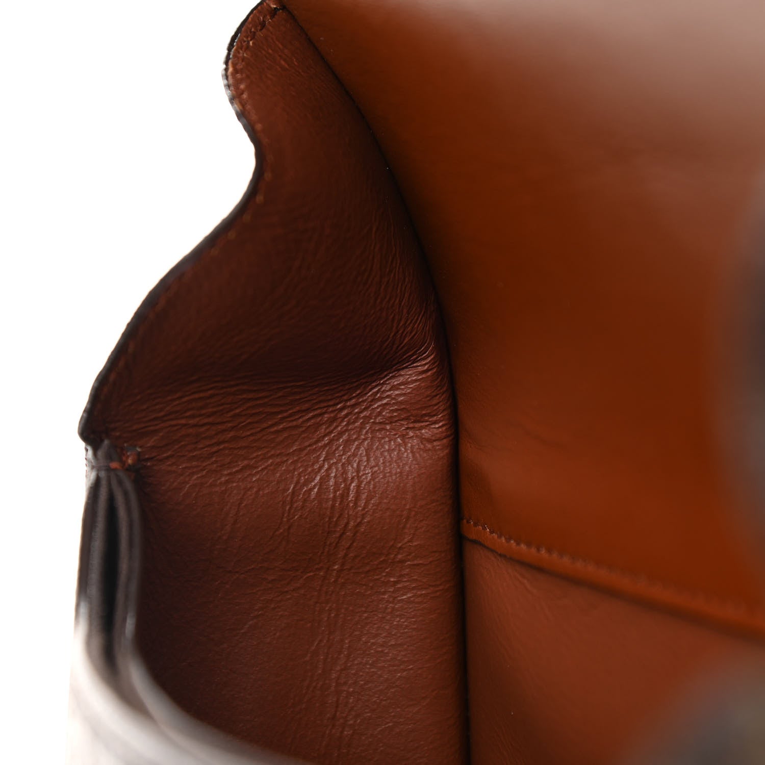 Saint Laurent Canvas Smooth Calfskin Le Monogramme Medium Buckle Satchel Chestnut 12 of 12