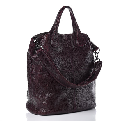 Givenchy Glazed Pebbled Calfskin North South Nightingale Purple 3 of 13