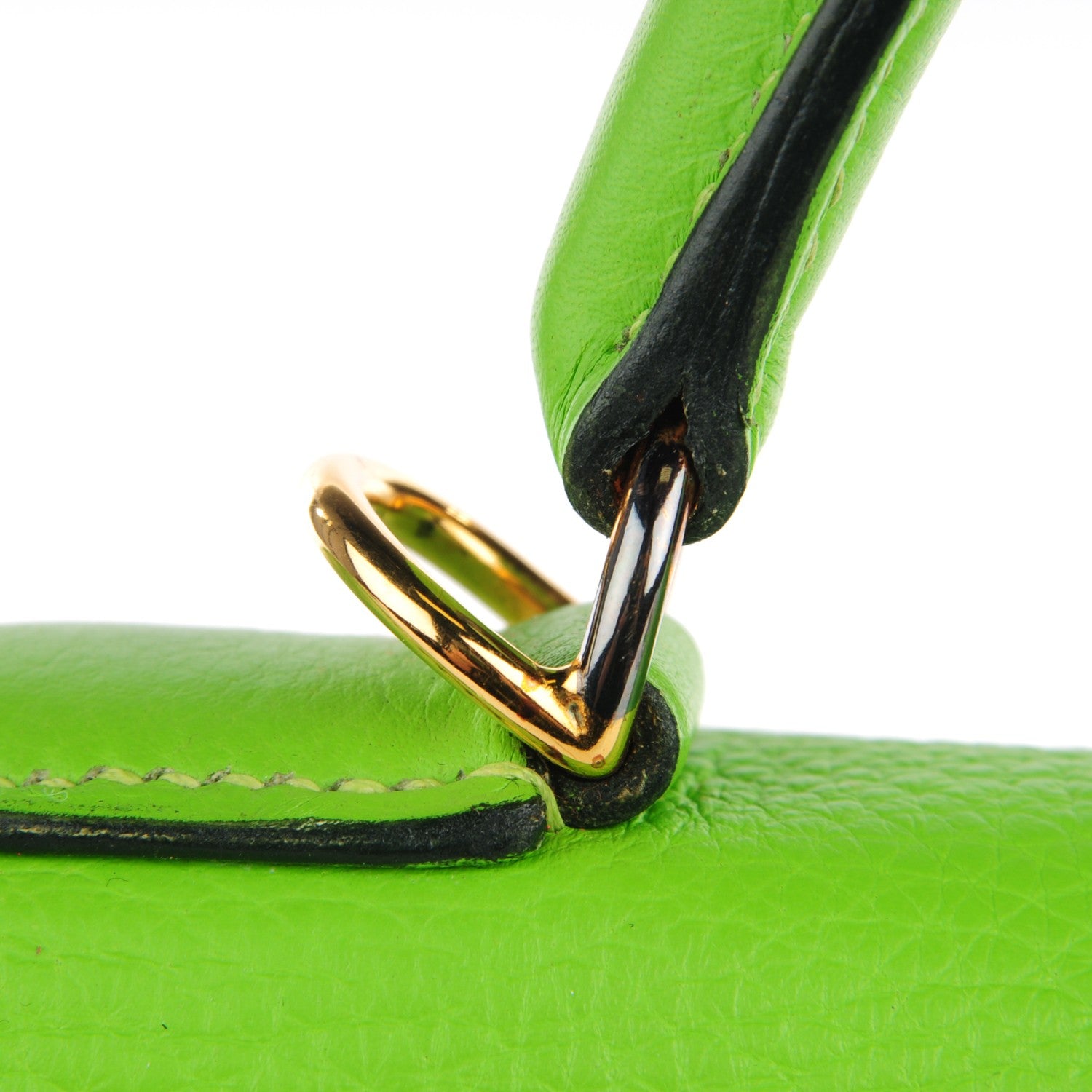 Hermes Taurillon Clemence Kelly Retourne 32 Vert Cru 14 of 24