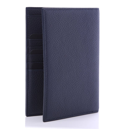 Christian Dior HOMME Grained Calfskin Passport Holder Navy Blue 3 of 9