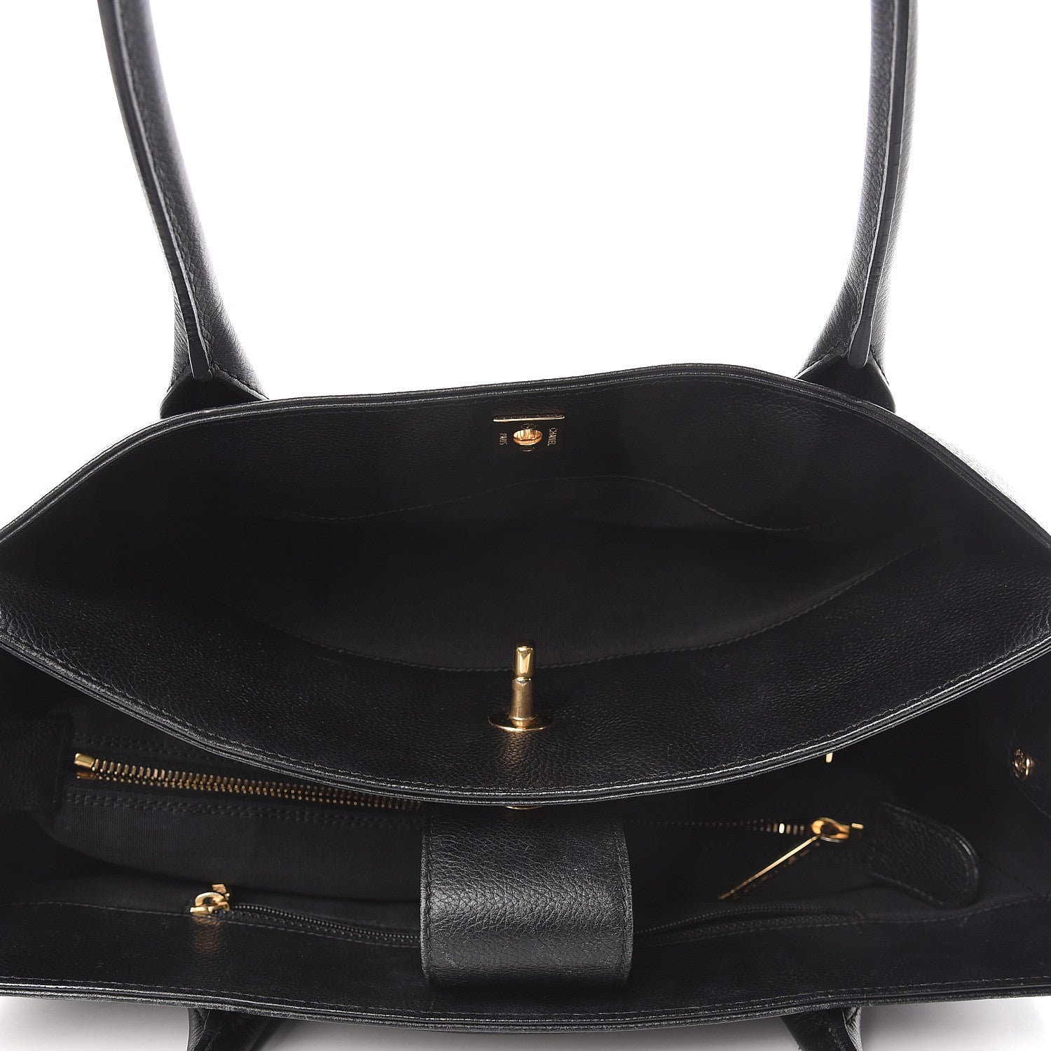 Chanel Calfskin Small Cerf Shopper Tote Black 7 of 17