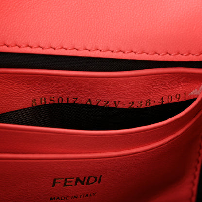 Fendi Nappa FF 1974 Embossed Mini Baguette Pink Dalia 7 of 11