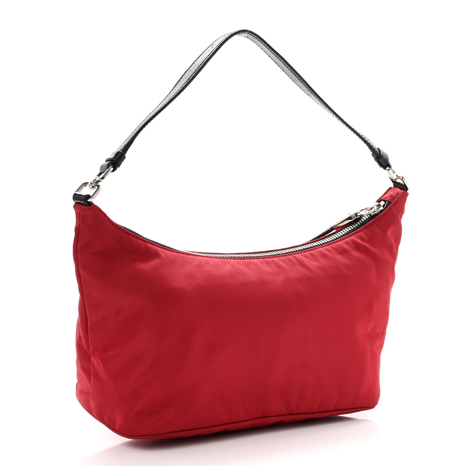 Prada Tessuto Sirio Pochette Rosso 3 of 10