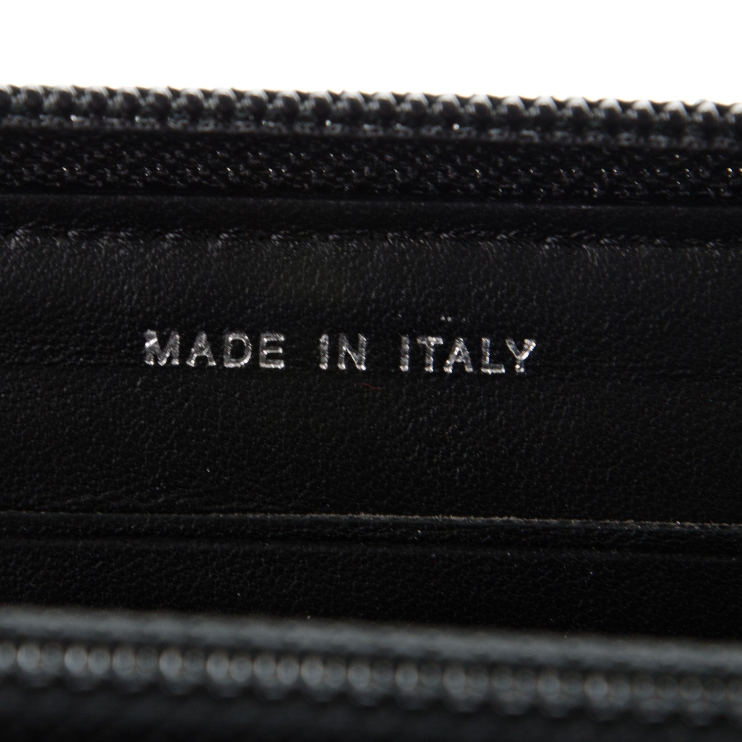 Chanel Lambskin Quilted Small Boy Zip Around Wallet Black 6 of 8