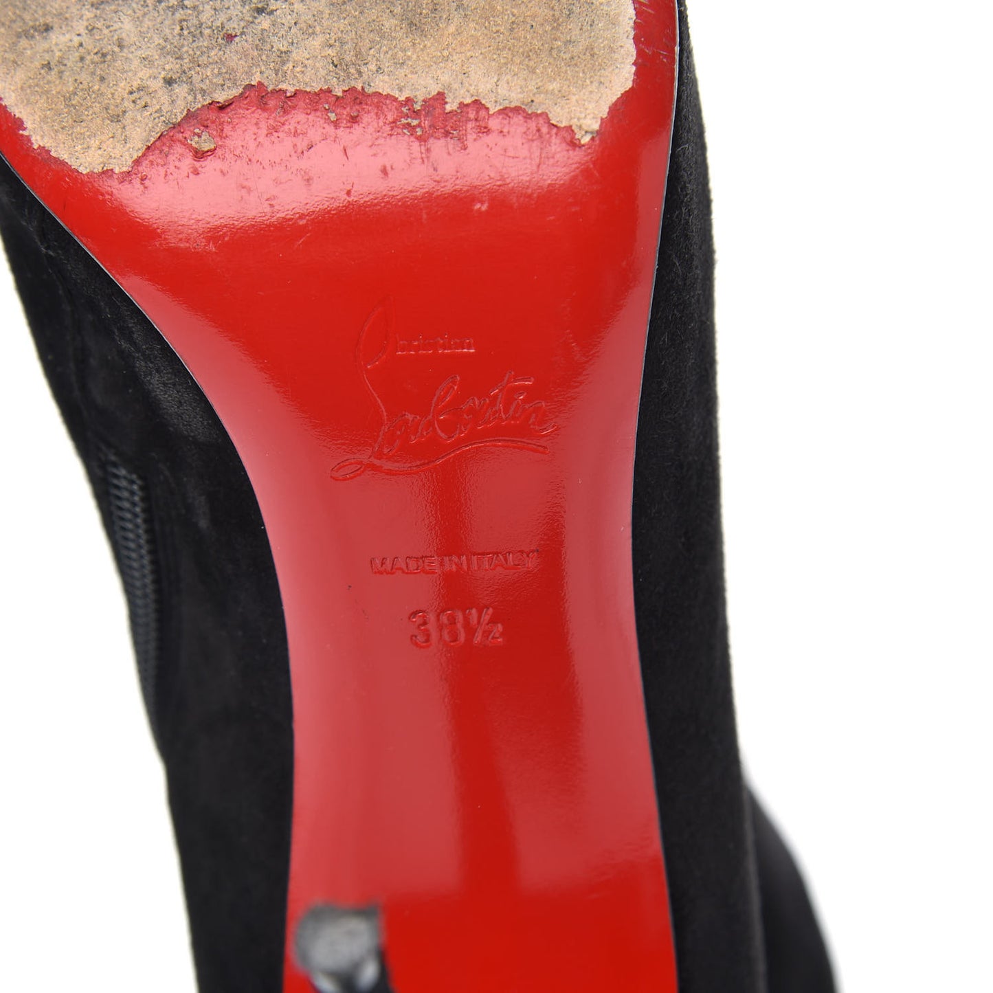 Veau Velours Eloise Booty 100 Ankle Boots 38.5 Black