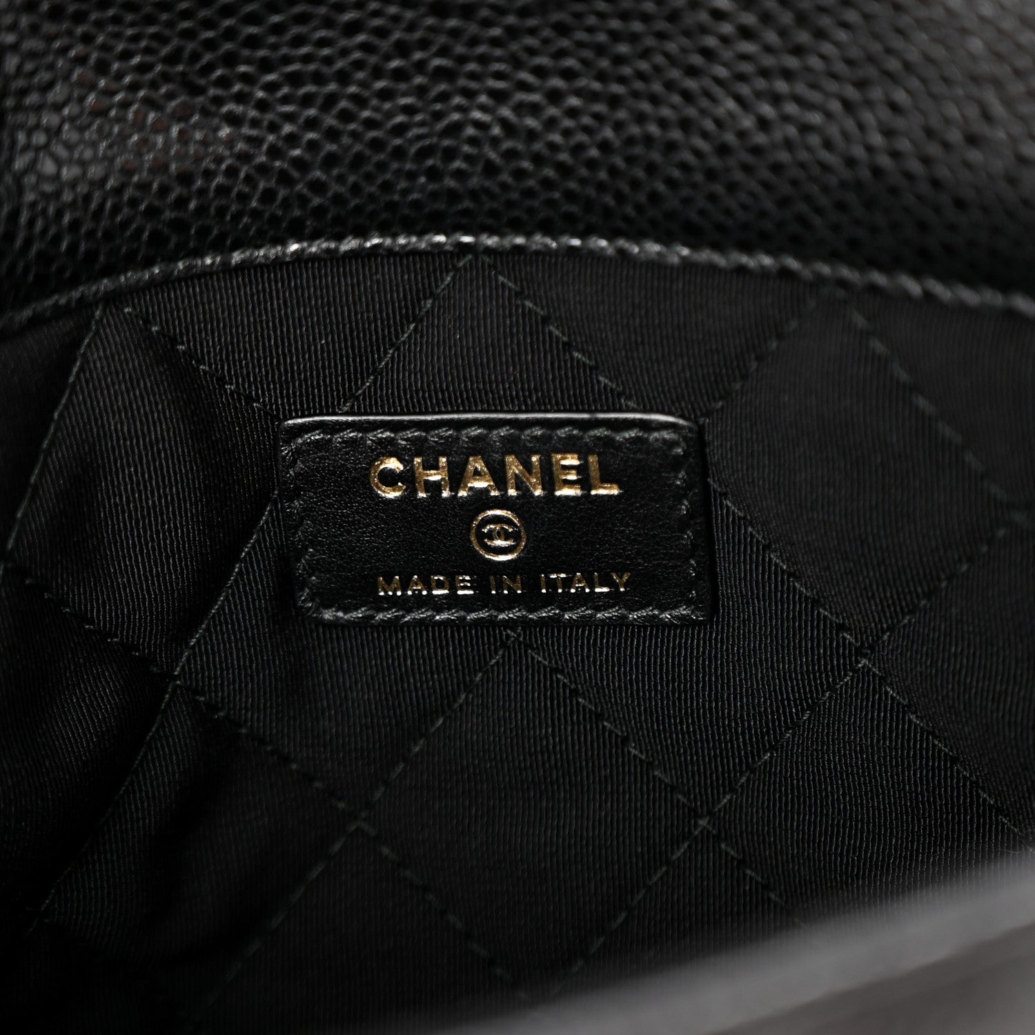 Chanel Caviar Quilted Medium Golden Class Pouch Black 6 of 11
