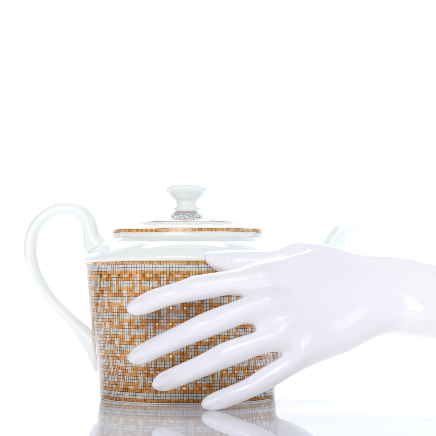 Porcelain 24 Gold Mosaique Teapot