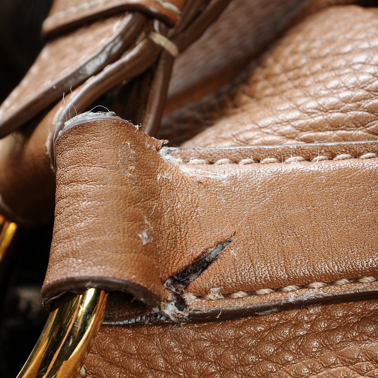 Prada Vitello Daino Hobo Caramel 15 of 17