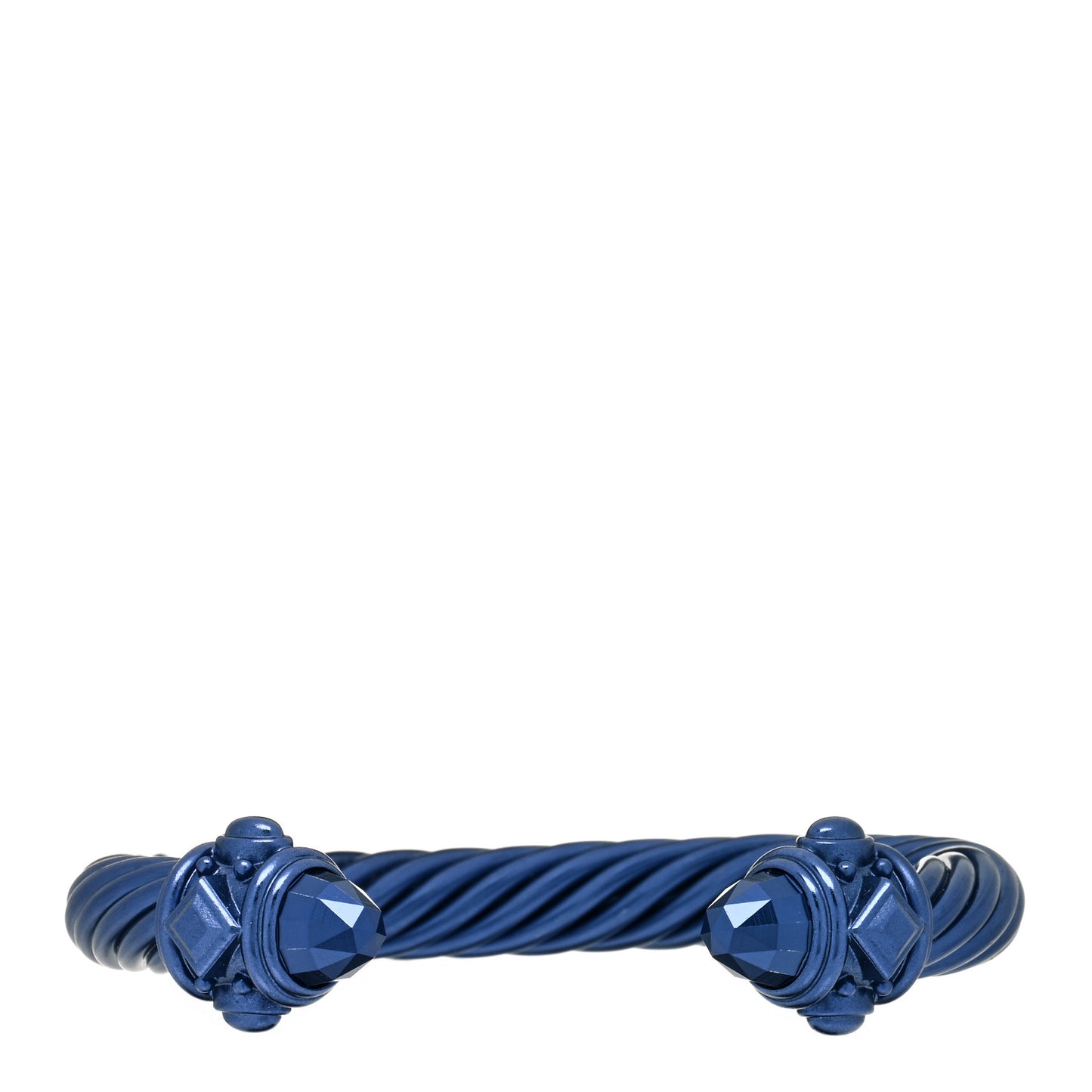 Aluminum 10mm Renaissance Cable Bracelet Indigo