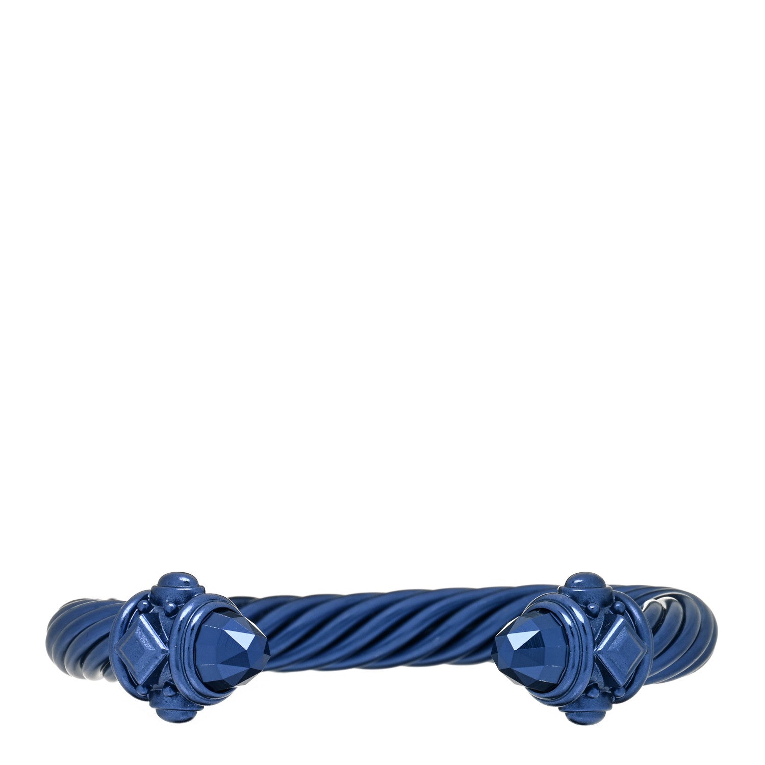 David Yurman Aluminum 10mm Renaissance Cable Bracelet Indigo 1 of 3