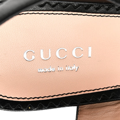 Gucci Malaga Kid Interlocking G Studs 155mm Platform Sandals 37.5 Perfect Black 7 of 8