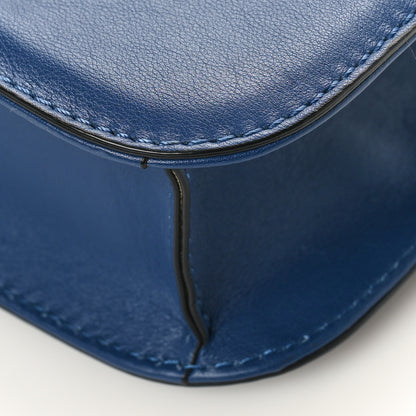 Valentino Garavani Vitello Medium Glam Lock Rockstud Flap Indigo 8 of 8