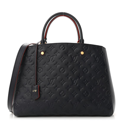 Louis Vuitton Empreinte Montaigne GM Marine Rouge 1 of 11