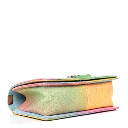 Chanel Caviar Quilted Medium Cuba Rainbow Boy Flap Multicolor 4 of 17
