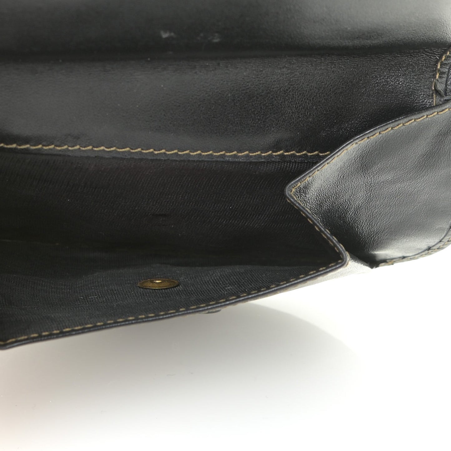 Pequin Compact Round Wallet Tobacco