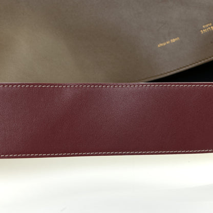Celine Shiny Smooth Calfskin Twisted Cabas Yellow Khaki 19 of 19