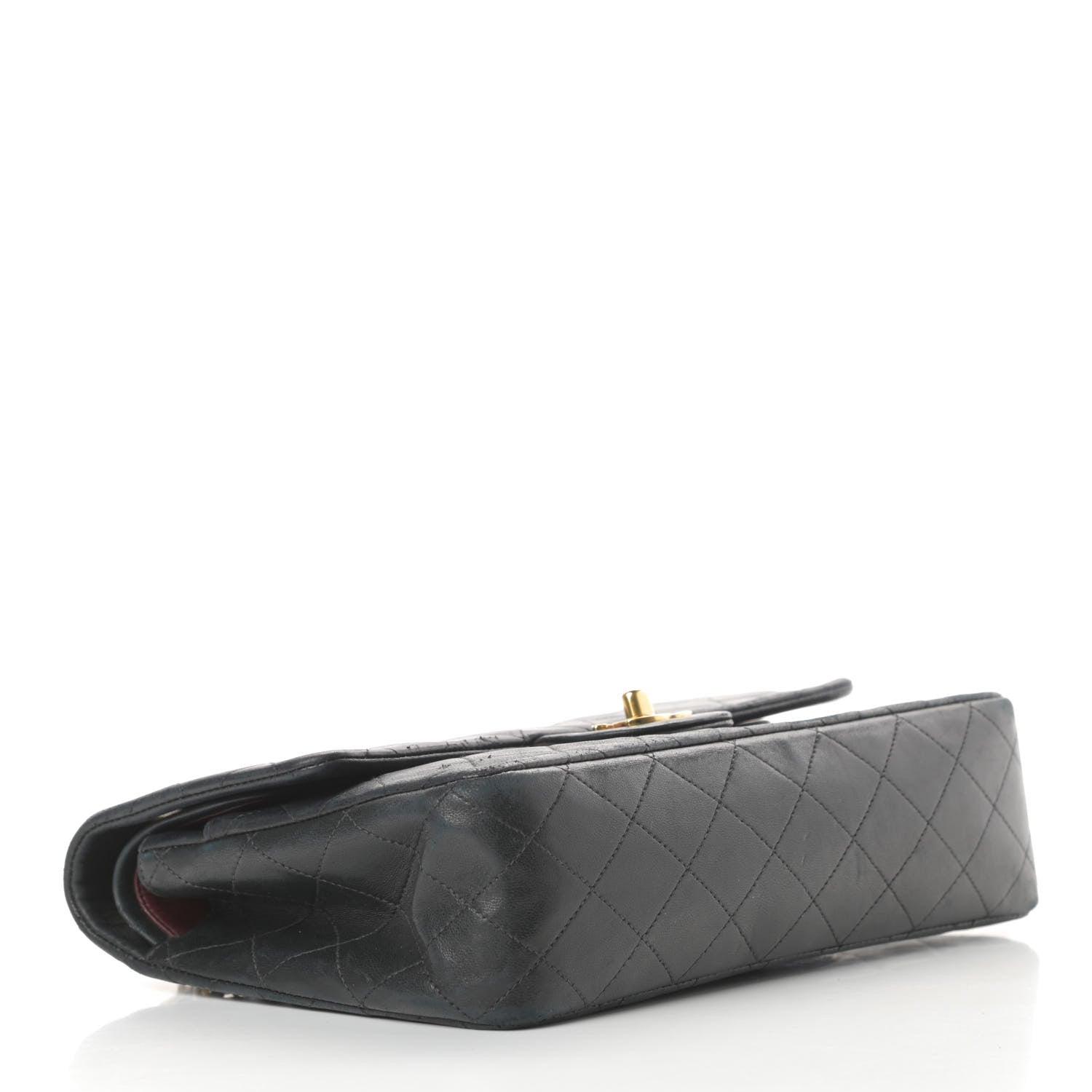 Chanel Lambskin Quilted Medium Double Flap Black 4 of 21