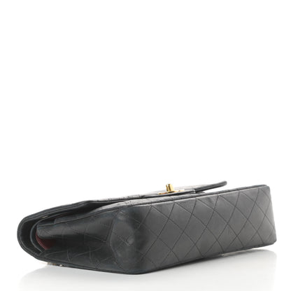 Chanel Lambskin Quilted Medium Double Flap Black 4 of 21