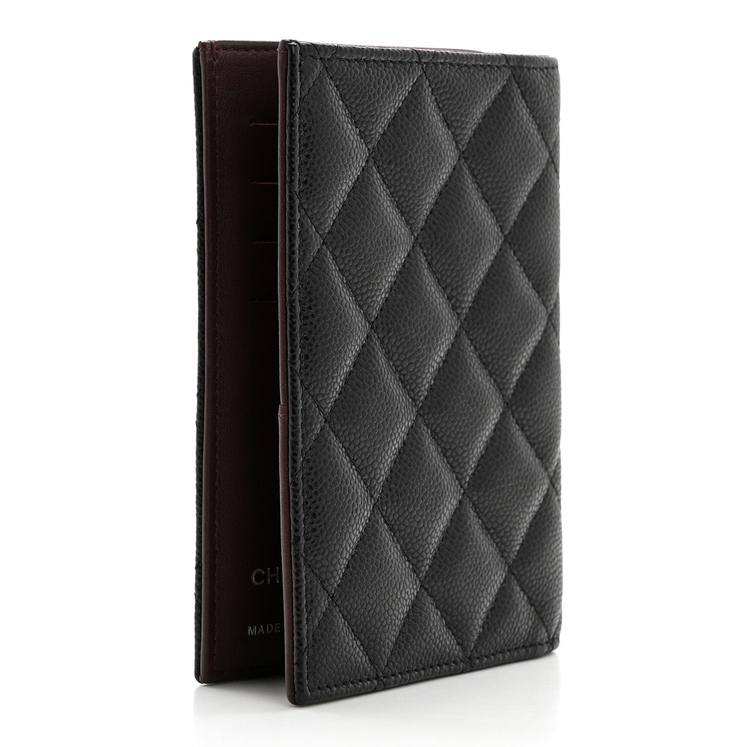 Chanel Caviar Quilted Passport Holder Black 3 of 7