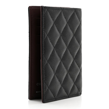 Chanel Caviar Quilted Passport Holder Black 3 of 7