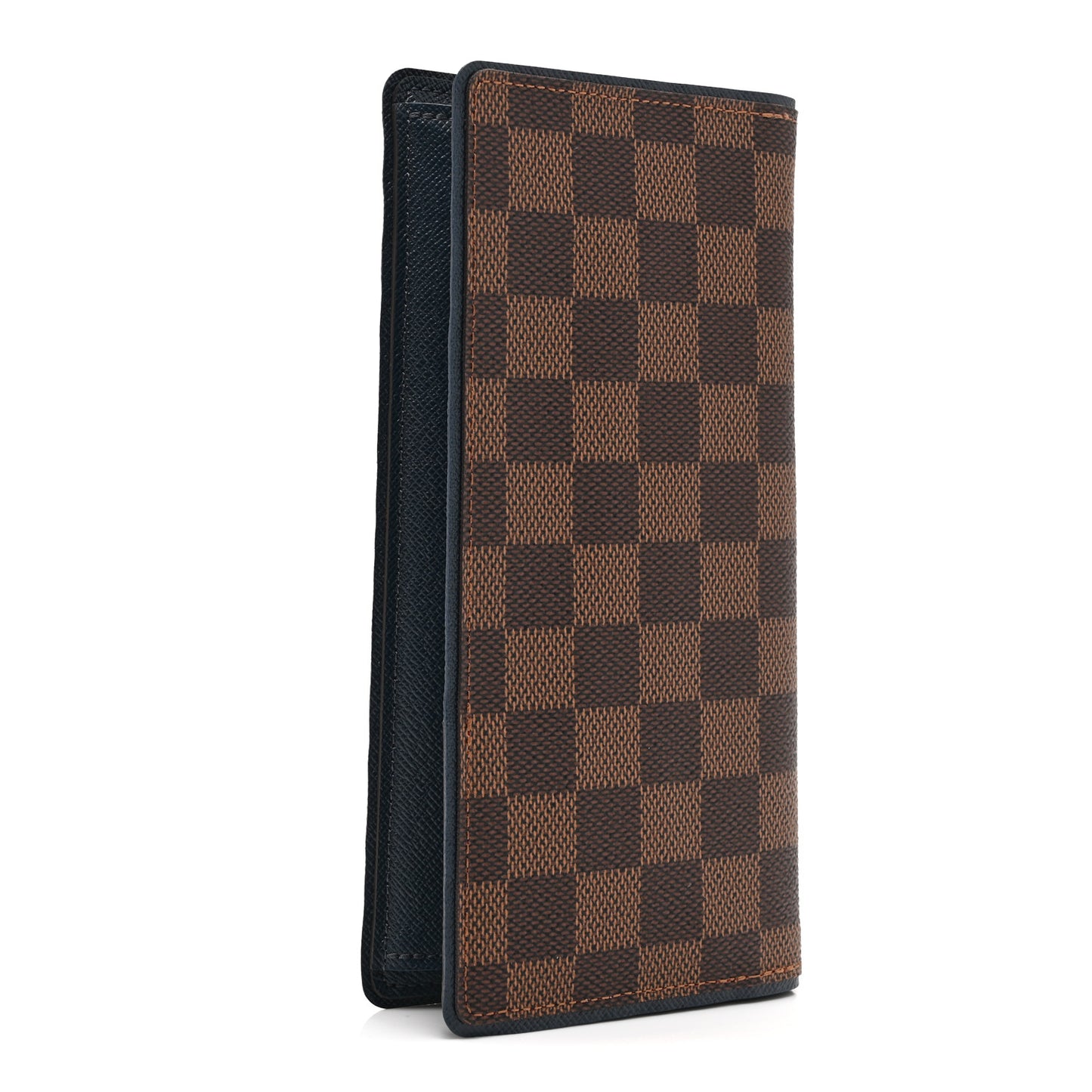 Damier Ebene Brazza Wallet Blue