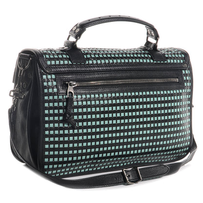 Proenza Schouler Woven Leather PS1 Medium Satchel Black 3 of 14