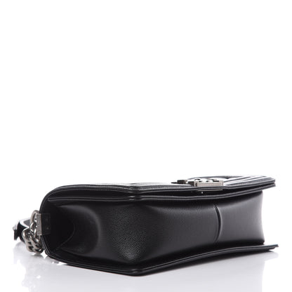 Chanel Caviar Quilted Medium Boy Flap Black 4 of 10