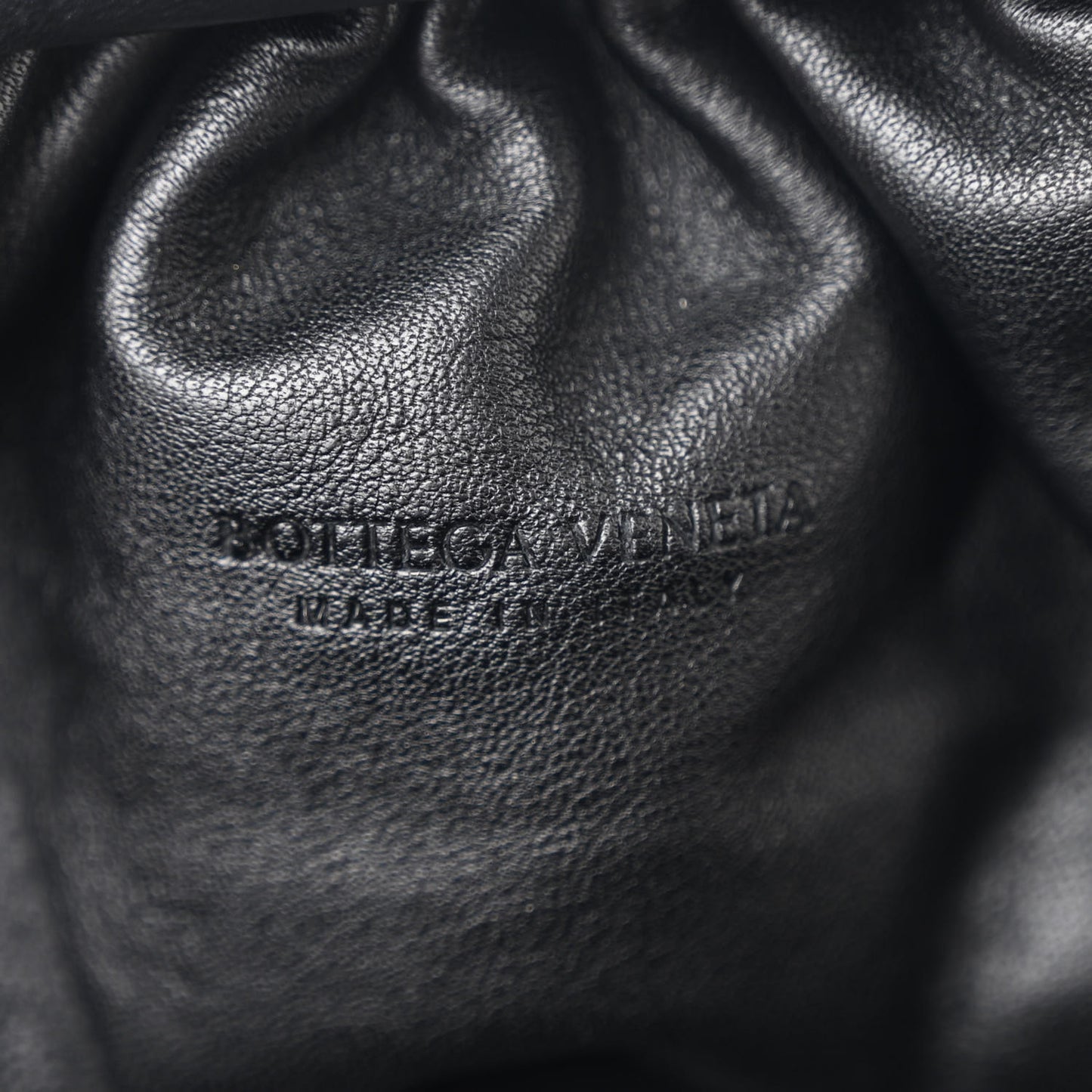 Butter Calfskin The Mini Pouch Black