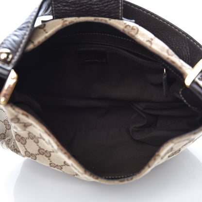 Gucci Monogram Medium New Ladies Web Hobo Dark Brown 5 of 9