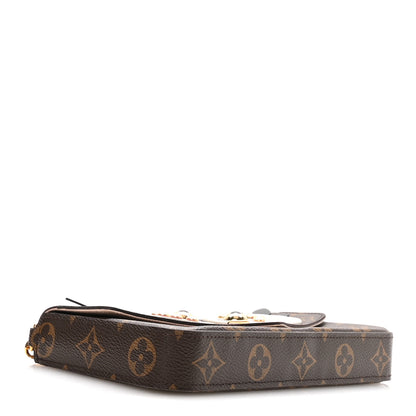 Louis Vuitton Monogram Lovely Birds Pochette Felicie Chain Wallet 4 of 10