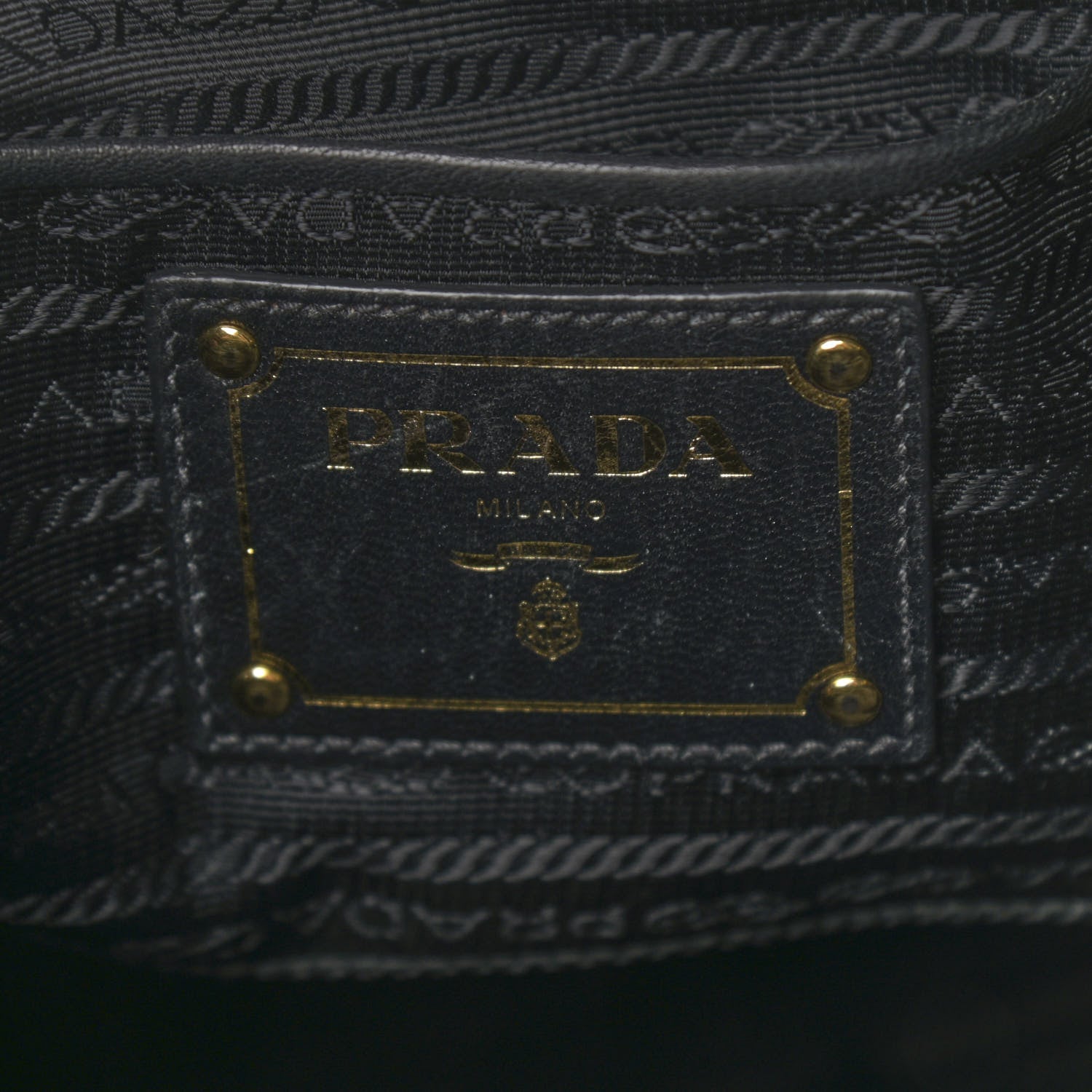 Prada Tessuto Nylon Gaufre Tote Black 6 of 14