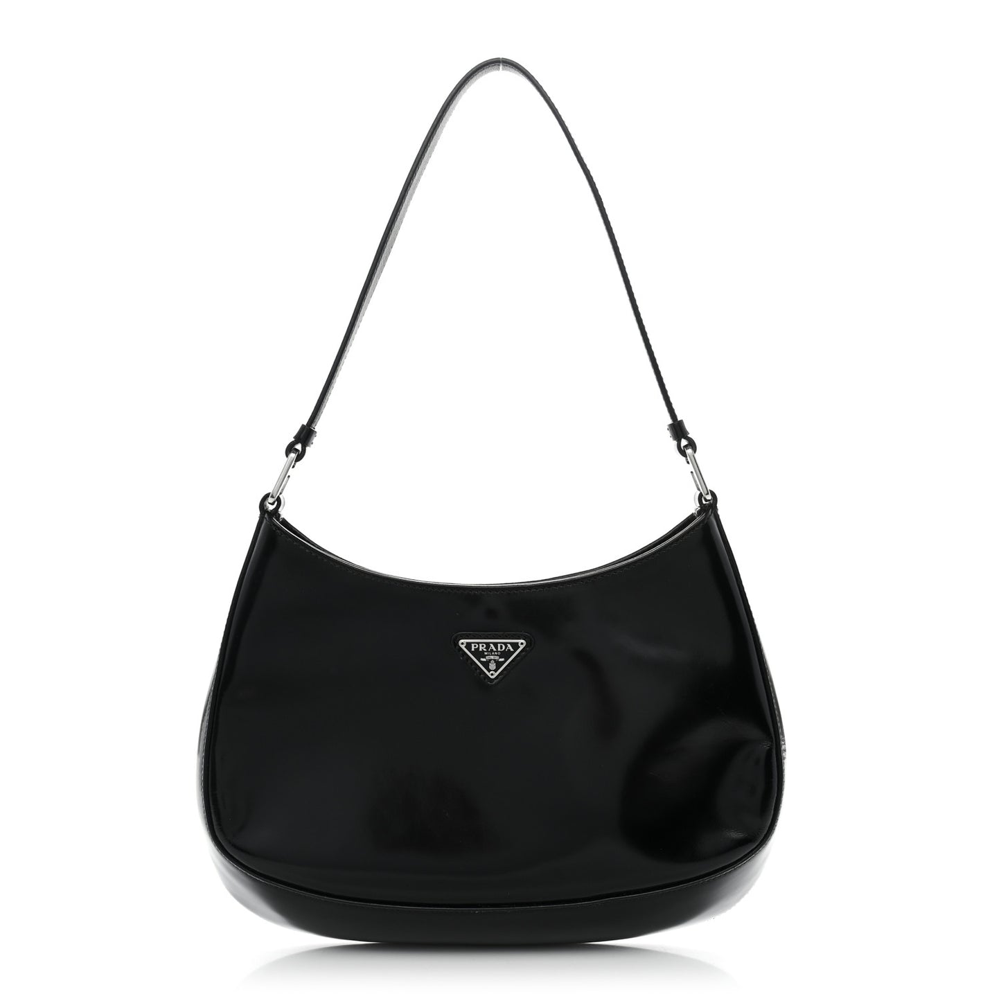 Spazzolato Cleo Shoulder Bag Black