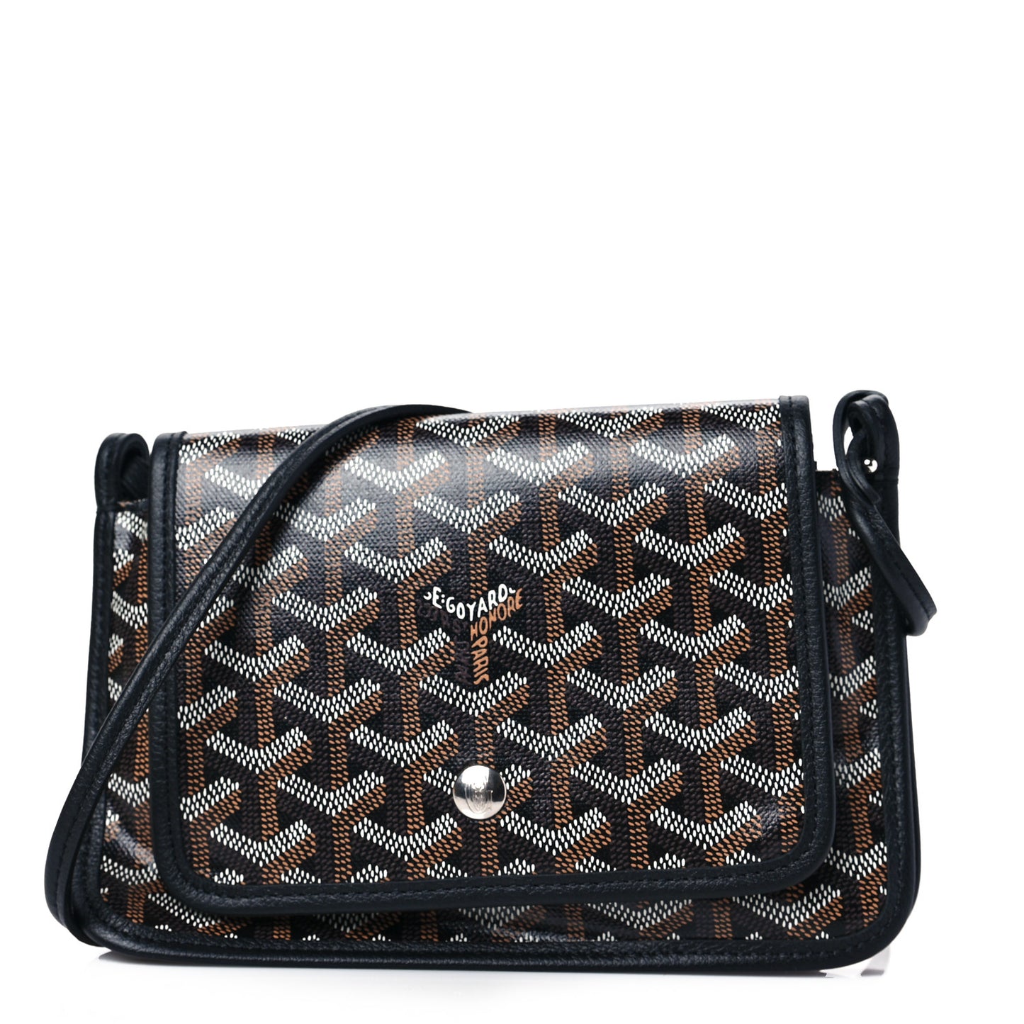Goyardine Plumet Wallet Clutch Black