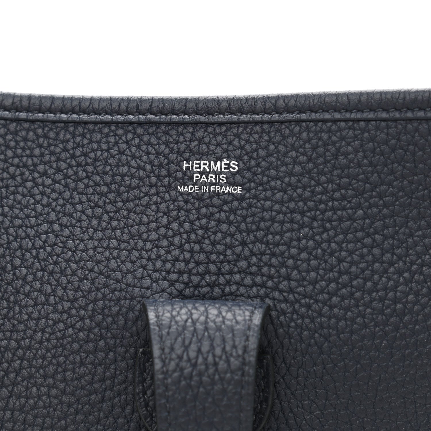 Hermes Taurillon Clemence Evelyne III GM Bleu Nuit 6 of 12