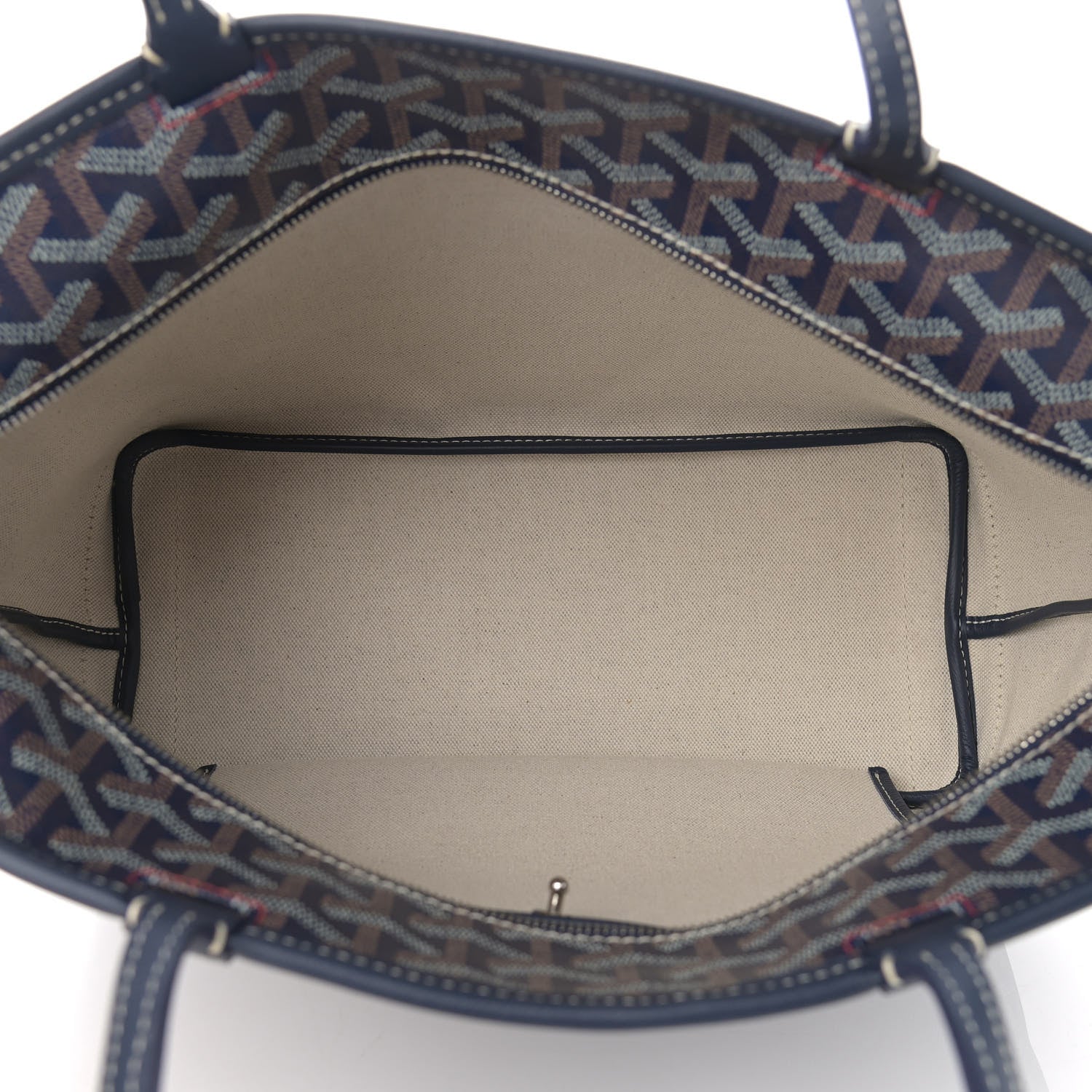 Goyard Goyardine Artois PM Navy 5 of 9