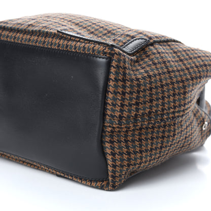 Balenciaga Wool Houndstooth S Navy Cabas 9 of 9