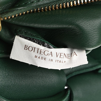 Bottega Veneta Lambskin Maxi Intreccio Padded Chain Cassette Crossbody Bag Raintree 6 of 9