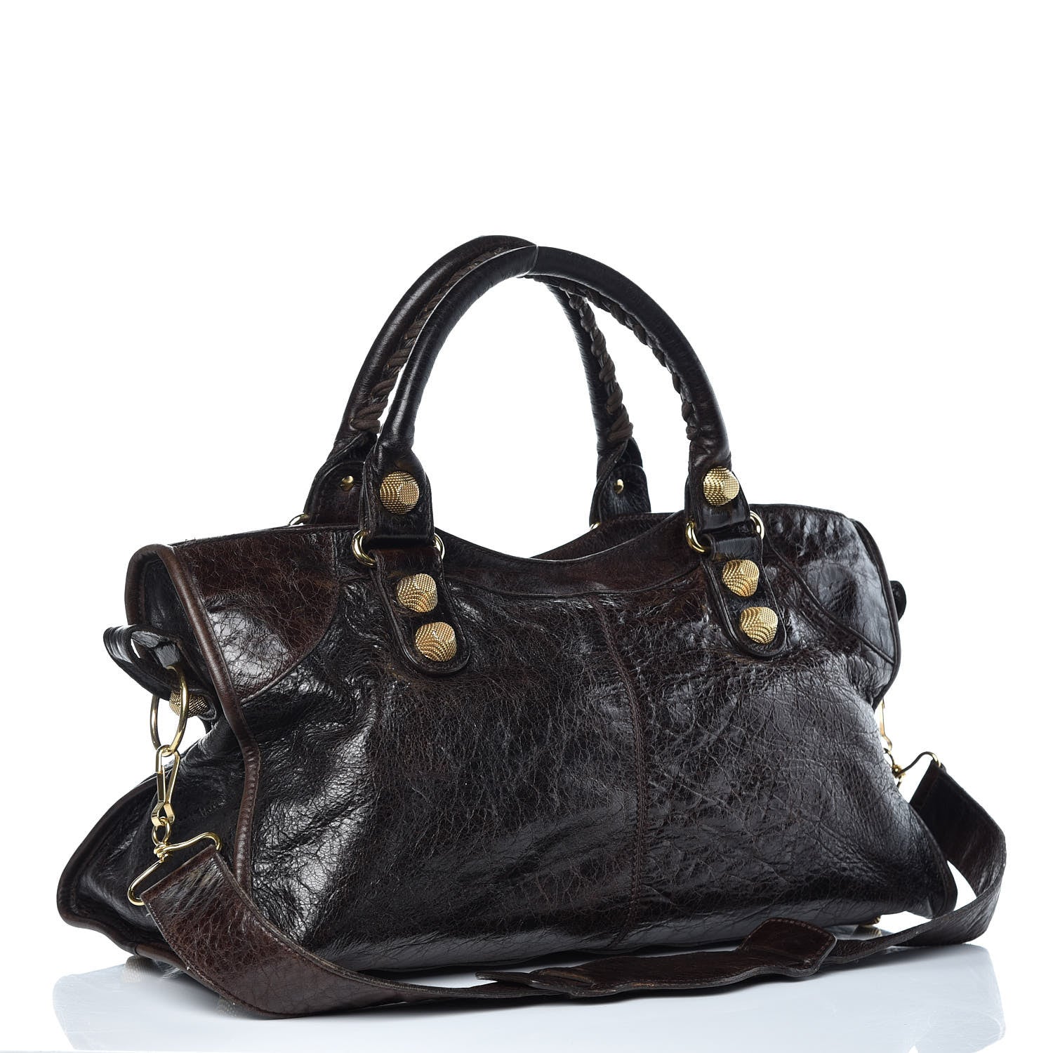Balenciaga Agneau Giant 21 Gold Hardware Part Time Charbon 3 of 17