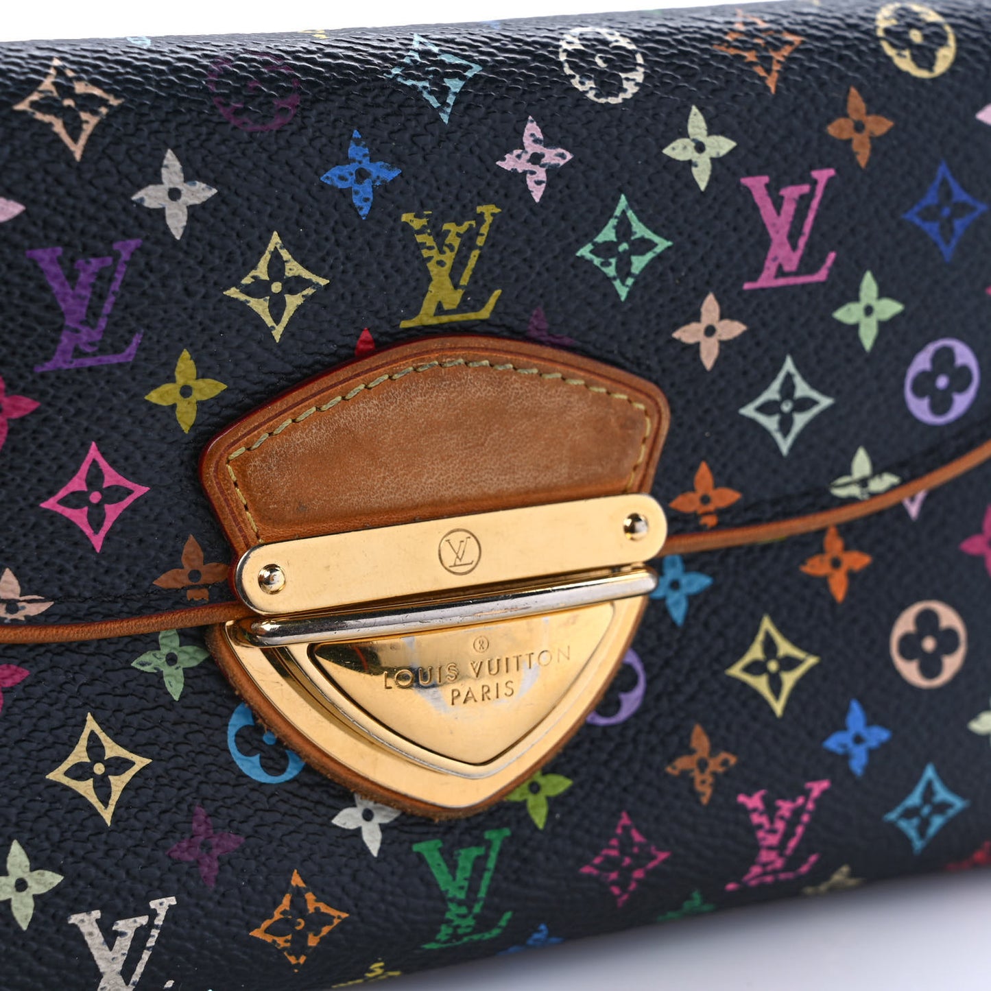 Monogram Multicolor Eugenie Wallet Black