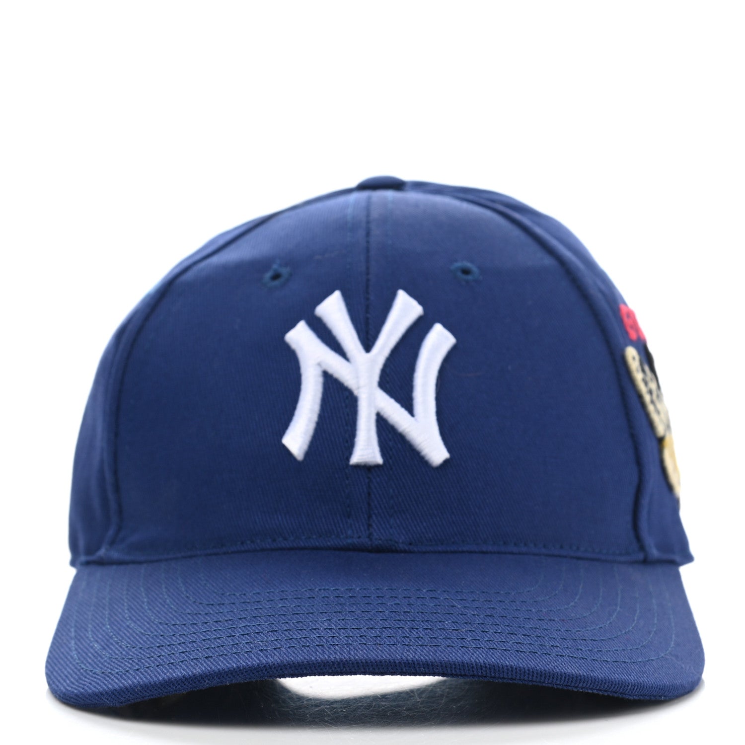 Gucci X MLB Cotton NY Yankees Baseball Hat 57-61 Blue 3 of 10