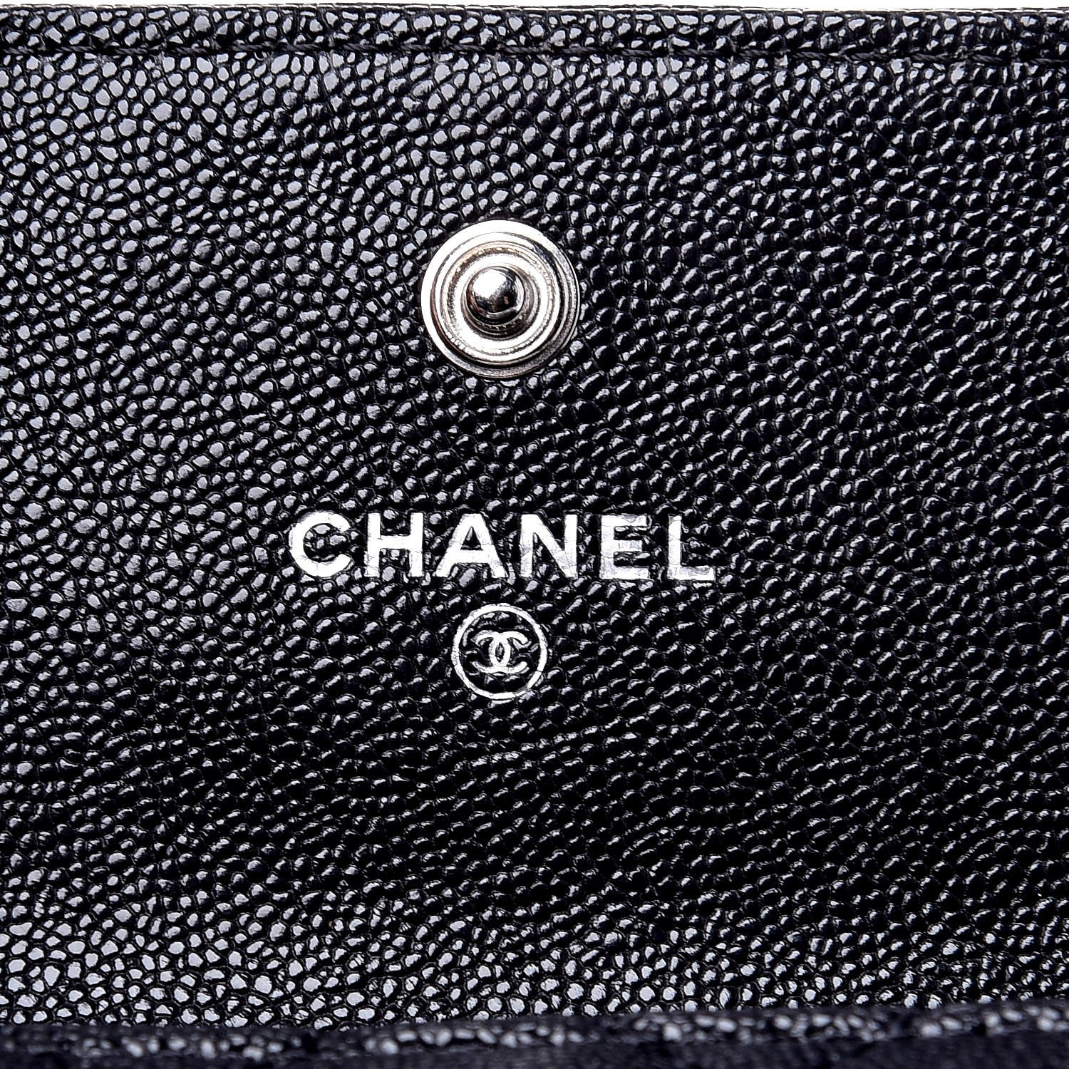Chanel Caviar Quilted Small Boy Flap Wallet Anthracite 6 of 10
