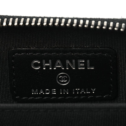 Chanel Caviar Quilted Incognito Zip Coin Purse Black 6 of 9