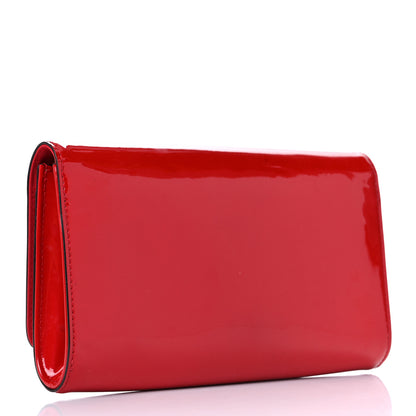 Louis Vuitton Patent Louise Clutch Cherry 3 of 21