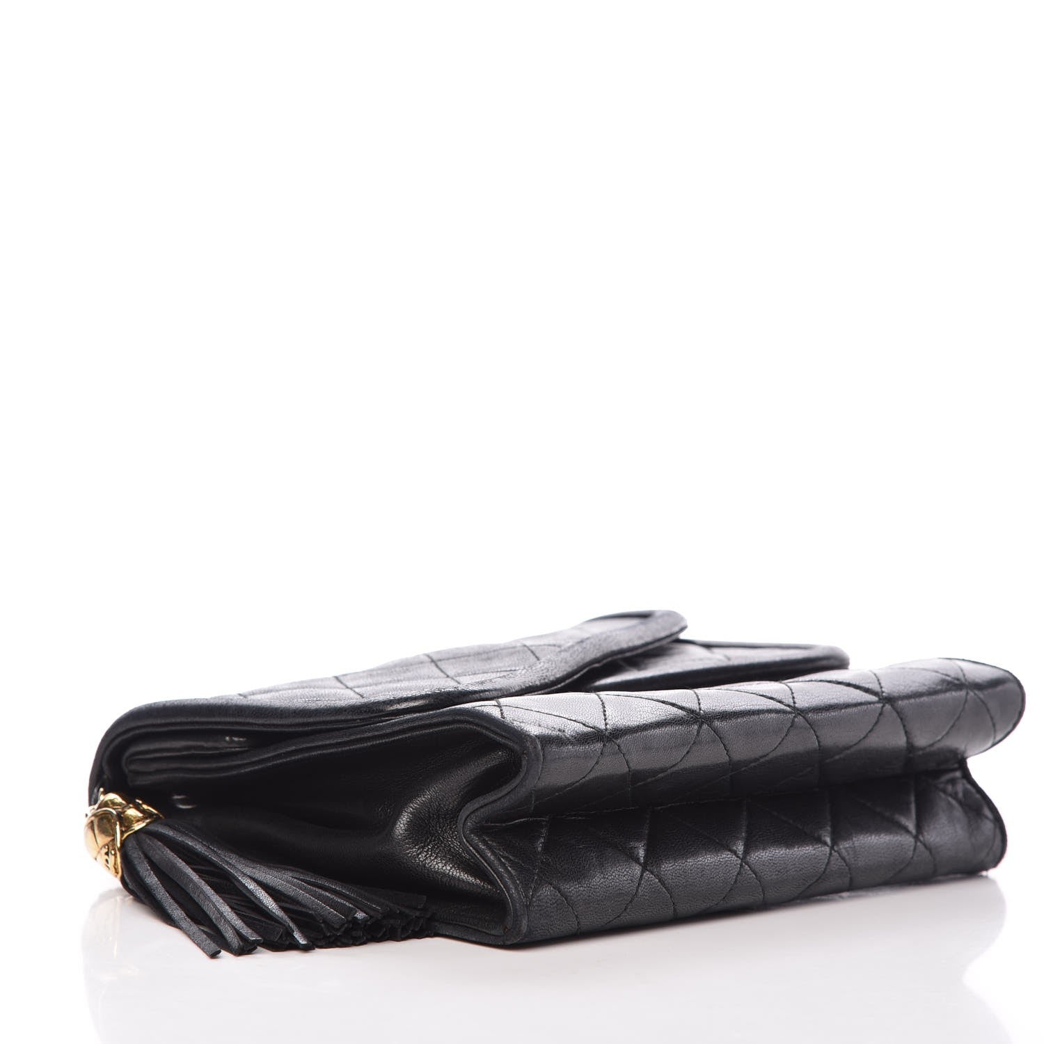 Chanel Lambskin Quilted Mini Diagonal Square Flap Black 4 of 9