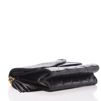 Chanel Lambskin Quilted Mini Diagonal Square Flap Black 4 of 9