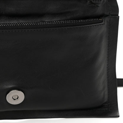 Salvatore Ferragamo Calfskin Mini Viva Bow Shoulder Bag Black 11 of 14